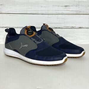 Puma Ignite Elevate Disc Blue Caged Golf Shoe Size 11.5